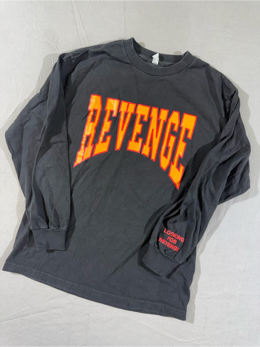 Drake Revenge Summer Sixteen Tour Longsleeve Shirt Black Orange Official Merch